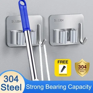 304 Stainless Steel Broom & Mop Holder