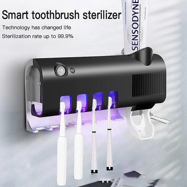 Toothbrush Sterilizer & Paste Dispenser
