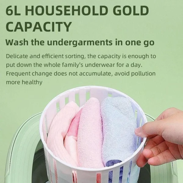6L Foldable Mini Washing Machine