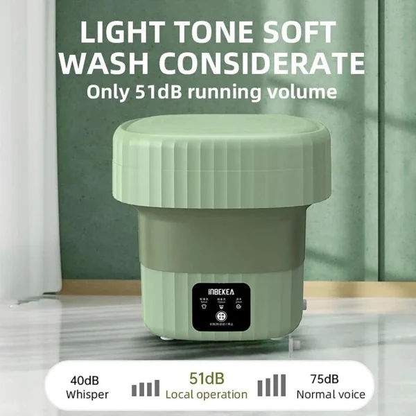 6L Foldable Mini Washing Machine