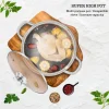 2.5L Large Stainless Steel Soup Pot
