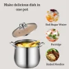 2.5L Large Stainless Steel Soup Pot